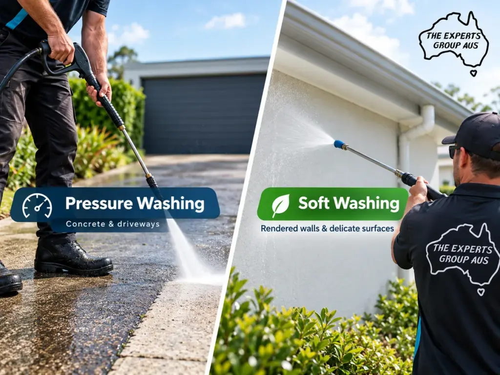 Pressure Washing vs Soft Washing: Which Method Is Right for Your Brisbane Property?