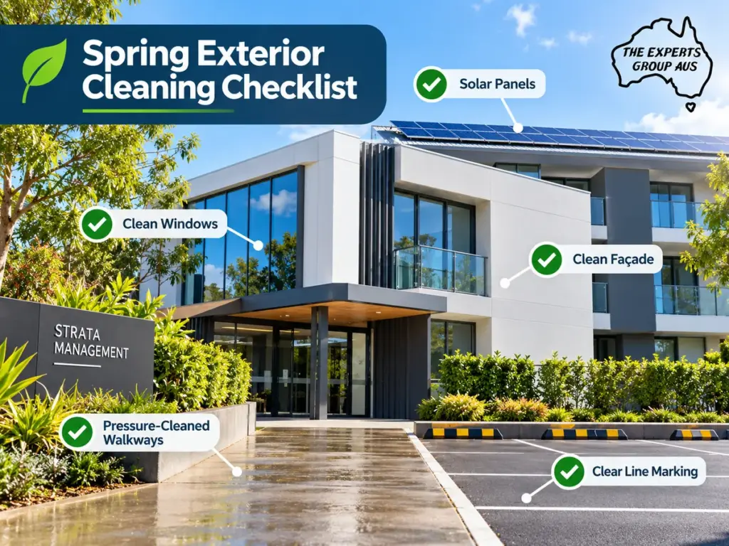 Brisbane Spring Exterior Cleaning Checklist for Property Managers
