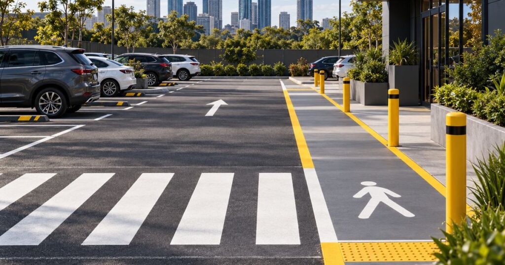 When Should Car Park Line Marking Be Repainted? A Brisbane Property Manager’s Guide